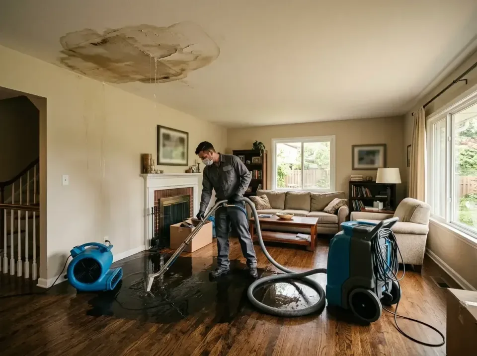 attic-pipe-burst-ceiling-drip-008 — frequently asked questions, Water Damage Restoration & Carpet Care in Westland, MI